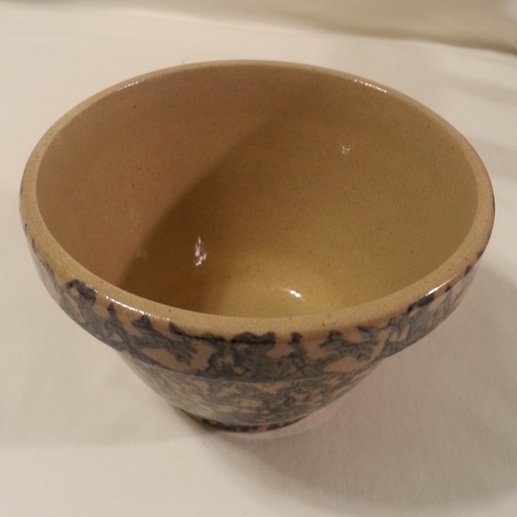 Spongeware Blue 6"/1 qt. Colonial Band Mixing Bowl - Picture 2 of 4